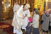 Епископ Нарвской и Причудской Лазарь возглавил праздничную Литургию в Нарвском Воскресенском соборе