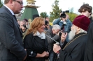 В Палдиски состоялось освящение креста и колоколов храма Сергия Радонежского