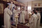В Лазареву субботу глава Нарвской епархии совершил Литургию на Архиерейском подворье в Нарва-Йыэсуу_25