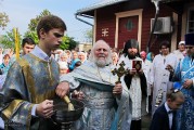 Престольный праздник  в храме  Владимирской иконы Божией Матери в Валга