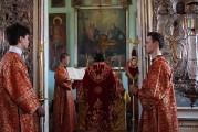 Божественная литургия в храме святителя Николая Чудотворца в Муствеэ