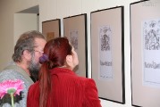 В Девичьей башне открылась выставка графических иллюстраций Веры Станишевской