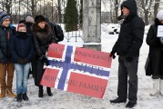  Пикет в Таллине против ювенального беспредела в Норвегии