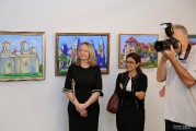 В посольстве Румынии открылась выставка Владимира Бачу и Джорджа Марина