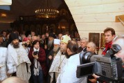 Подводная лодка «Акула»: Молебен в Храме