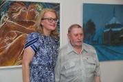 Открытие персональной выставки Бориса Уварова