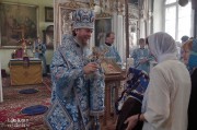 Богослужение  в храме святителя Николая Чудотворца города Муствеэ