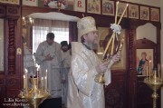 Епископ Нарвский и Причудский Лазарь совершил Божественную литургию в день памяти своего небесного покровителя