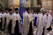 Великая вечерня в праздник Рождества Христова в Александро-Невском соборе