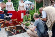 В Витебске на Площади звезд появилась именная плита Розы Рымбаевой
