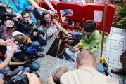 В Витебске на Площади звезд появилась именная плита Розы Рымбаевой