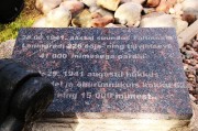Юминда. Памятник погибшим в Таллинском переходе
