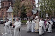 Преосвященный Лазарь возглавил Крестный ход к новому православному храму_41