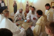 В Нарве освятили нижний придел храма святых равноапостольных Кирилла и Мефодия_25